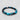 KOHROCK BRACCIALE ELASTICO OCCHIO DI TIGRE LIGHT BLU 8MM