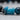 KOHROCK BRACCIALE ELASTICO OCCHIO DI TIGRE LIGHT BLU 8MM