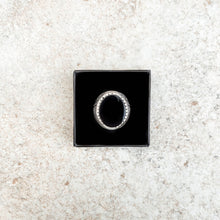 Carica l&#39;immagine nel visualizzatore di Gallery, Anello Argento e Agata nera Ovale
